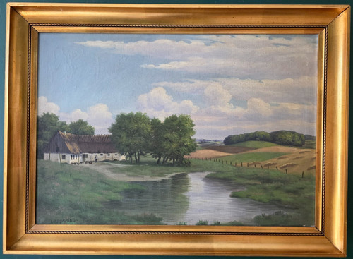 Framing oil painting - oil,
