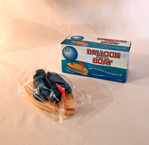 Balloon powered wooden - balloon,