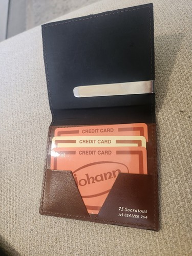 Men handmade leather money - men's,
