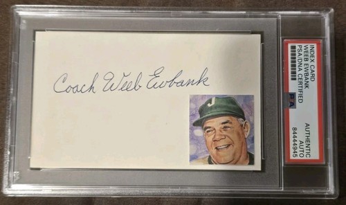 Coach weeb ewbank signed - coach,