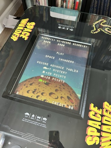 Retro arcade space invader - space,