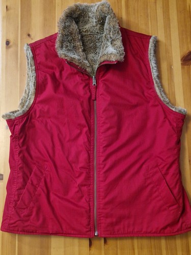 Gap gillet women red - xl, women's