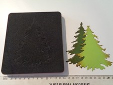 Sizzix Bigz Tim Holtz Alterations Evergreen Tree ~ Rare Craft Die