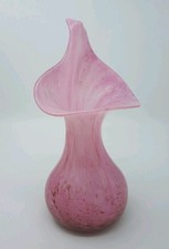 Cased pink swirl art - swirl, in