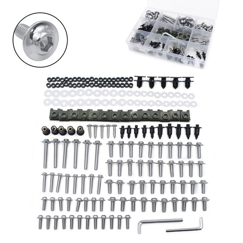 Stainless steel fairing bolts - steel,