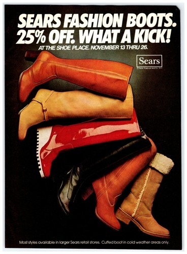 1977 sears women boot - women's, sale