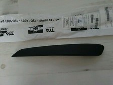 FRONT BUMPER MOULDING LEFT FITS OPEL VAUXHALL ASTRA H MK5 2004-2007 MAT-BLACK LH