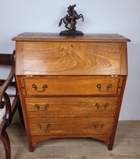 Elm writing bureau desk - writing,