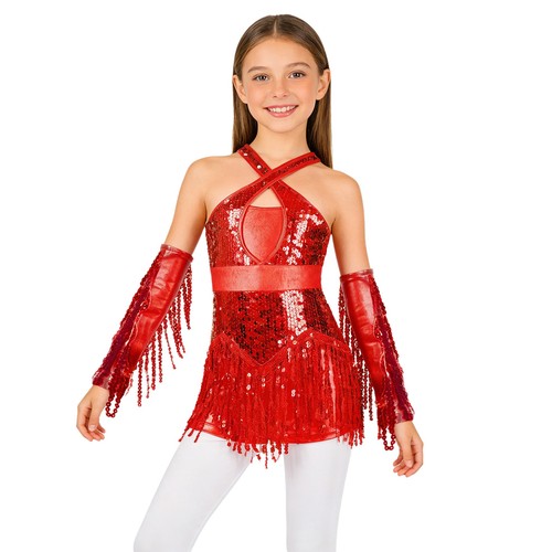 Kids girls sequins tassel - uk,