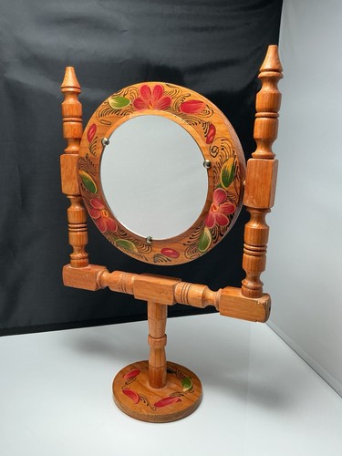 Vintage painted dresser mirror - painted,