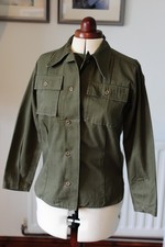 WW2 1942 Womens M43 Jacket by Peter Co. & Trousers by Kay Canvas 1943. XS.