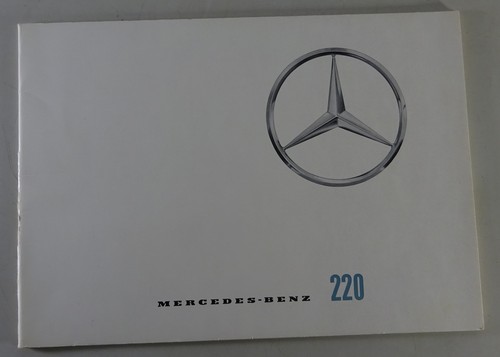 Brochure mercedes benz - brochure, 220