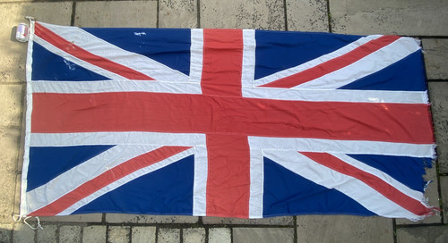 5yd vintage union jack flag - vintage,
