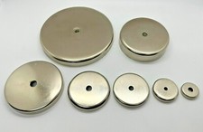 Strong Ferrite Round Pot Magnet Disc Disk Through Hole Mounting Bolt On Potted