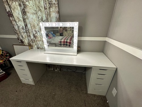 Ikea desk with drawers - drawers, and
