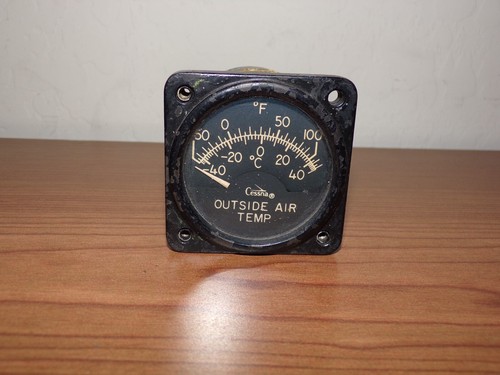 Cessna outside air temp gauge - cessna,