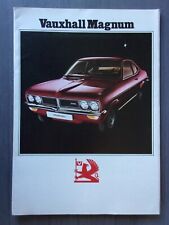 VAUXHALL MAGNUM orig 1973 UK Mkt Sales Brochure - 1800 2300