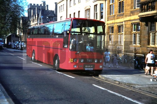 35mm slide london coaches - slide, daf