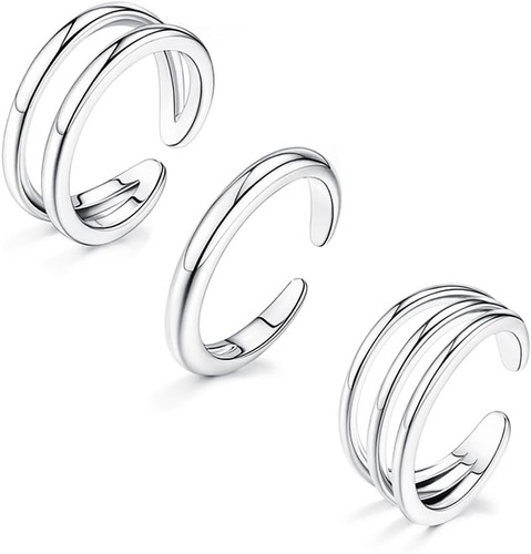 3pcs toe rings for - rings,