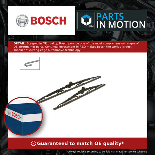 Wiper blades 601 - blades, (pair)
