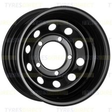 16x8 BLACK DEEP DISH MODULAR