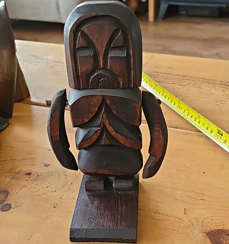 Hand carved tribal - tribal, wooden