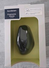 Sandstrom SEGWM19 Wireless Optical Ergonomic Mouse Black Adjustable DPI