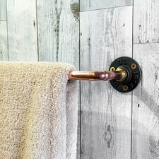 Copper Pipe Polished Towel