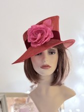 Hot Pink Wedding Hat
