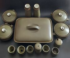 Various pieces Vintage Denby Chevron tableware - multi-buy discount
