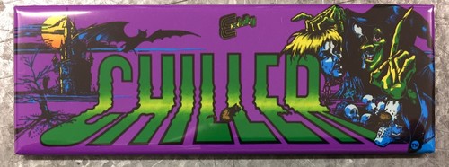 Chiller arcade game marquee - game,