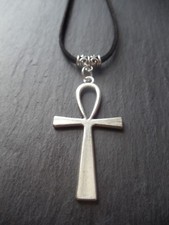 Ankh Necklace Adjustable Cord