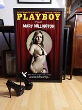 MARY MILLINGTON PLAYBOY MAGAZINE POSTER, NUDES, ADULT,  PLAYBIRDS