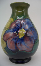 Moorcroft Clematis Vase by Walter Moorcroft ref 1176 Potter to the Late Queen