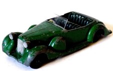 Dinky Toys No.38C Lagonda Tourer Open Top Car Original Green (1946-1955).