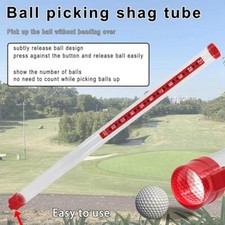 PRACTICE BALL COLLECTOR |Golf Ball Pickup Tube & Collector | Holds 21 Golf Balls
