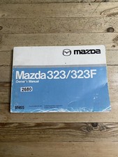 1993-1998 MAZDA 323 / 323F OWNERS HANDBOOK MANUAL ONLY Print 1998 Ref2680