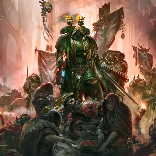 Space marine dark angels bits - space,