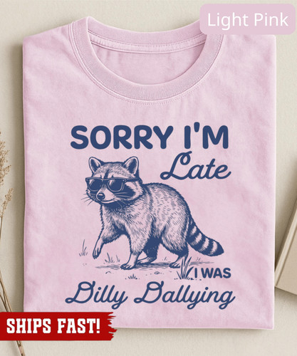 Raccoon shirt funny sorry m - raccoon,
