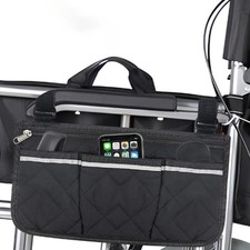 Wheelchair side bag armrest - wheelchair,