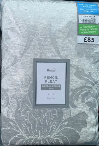 Dunelm zahra silver soft - dunelm,