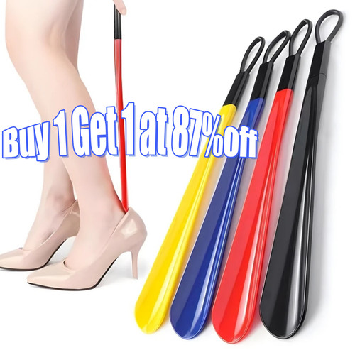 Long handled shoe horn plastic - shoe,