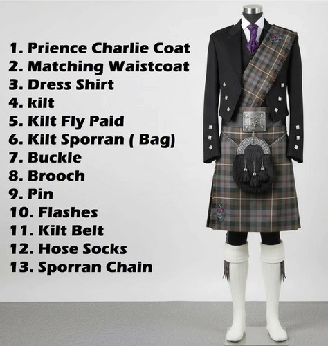 Scottish prince charlie kilt - charlie,