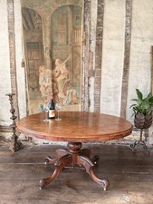 Antique Walnut Burr Centre