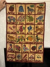 Vintage Handmade Aubusson Rug