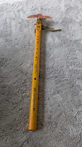 Handmade wooden flute with - wooden,