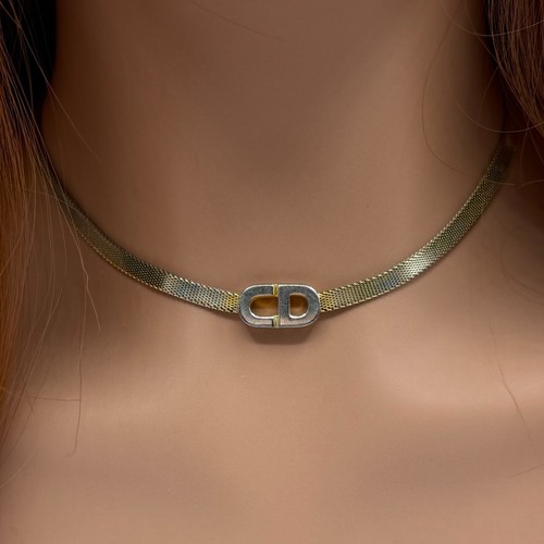 Christian dior necklace gold - christian,