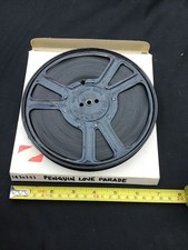 VINTAGE 9.5mm FILM REEL OF PENGUIN LOVE PARADE. BLACK AND WHITE