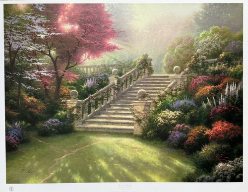 Thomas kinkade stairway - thomas,