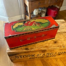 Vintage C.W.S Biscuits Tin – Art Deco – East West Homes Best – Retro! –